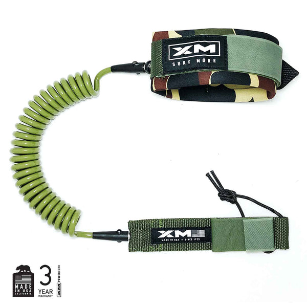 XM Surf More - SUP Coil Leash ~ Regular