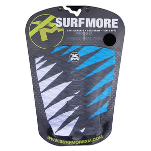 Surf More XM - Surf More XM - Piranha Tailpad - White/Grey/Blue - Products - The Mysto Spot