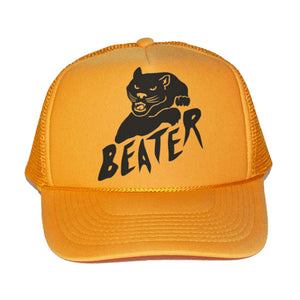 Catch Surf - Black Cat Trucker Cap ~ Gold - The Mysto Spot