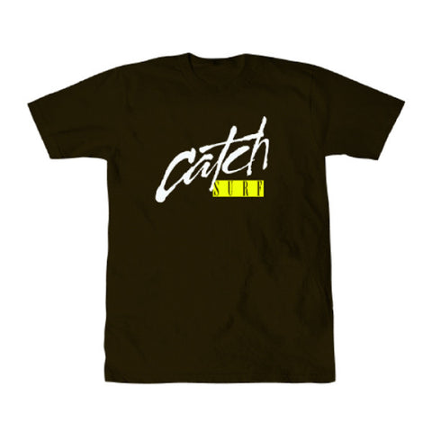 Catch Surf - Script Tee - Black - Large - The Mysto Spot