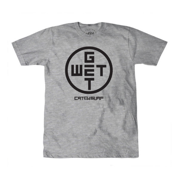 Catch Surf - Get Wet Tee ~ Grey - Small - The Mysto Spot