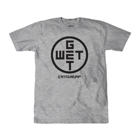 Catch Surf - Get Wet Tee ~ Grey - Small - The Mysto Spot