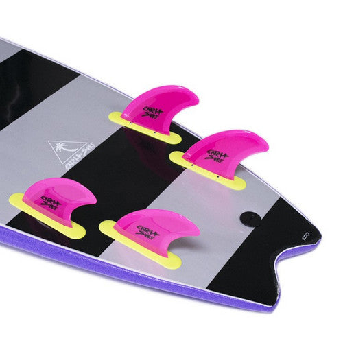 Catch Surf - Catch Surf - Safety Edge Quad Fin Kit - Pink - Products - The Mysto Spot