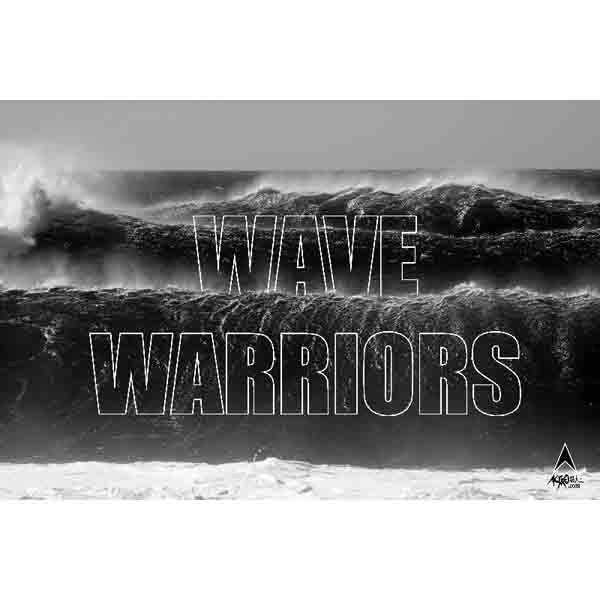 Astrodeck T-Shirt - Wave Warriors - Outer Reef - White - The Mysto Spot